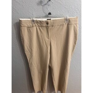 Talbots Pants Womens Size‎ 16P Tan Signature